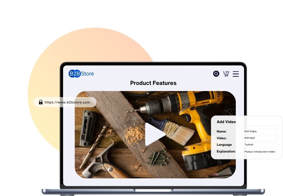 خيار <b>إضافة فيديو</b> 1